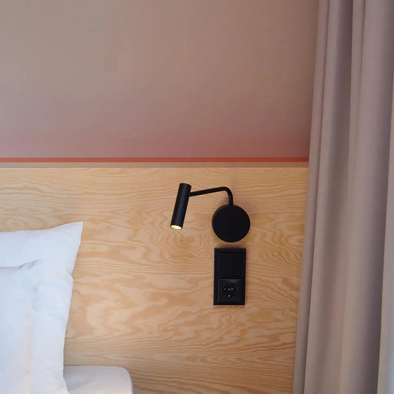 Modern Wall Lamp Black/White Living | Wall Lamp | Led | Metal/Acrylic | 110V-240V | Elegant Wall Illumination