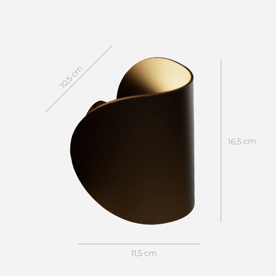 LumenTwist Wall lamp | Wall Lamp | Led | aluminum | 220V - 240V | Elegant Wall Illumination