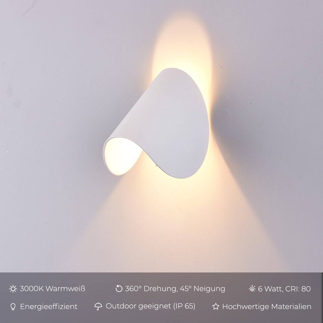 LumenTwist Wall lamp | Wall Lamp | Led | aluminum | 220V - 240V | Elegant Wall Illumination