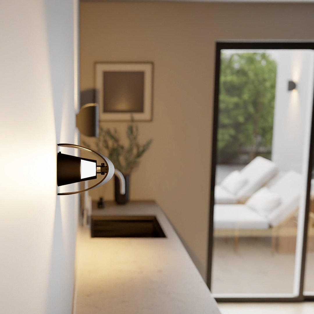 LumenTwist Wall lamp | Wall Lamp | Led | aluminum | 220V - 240V | Elegant Wall Illumination