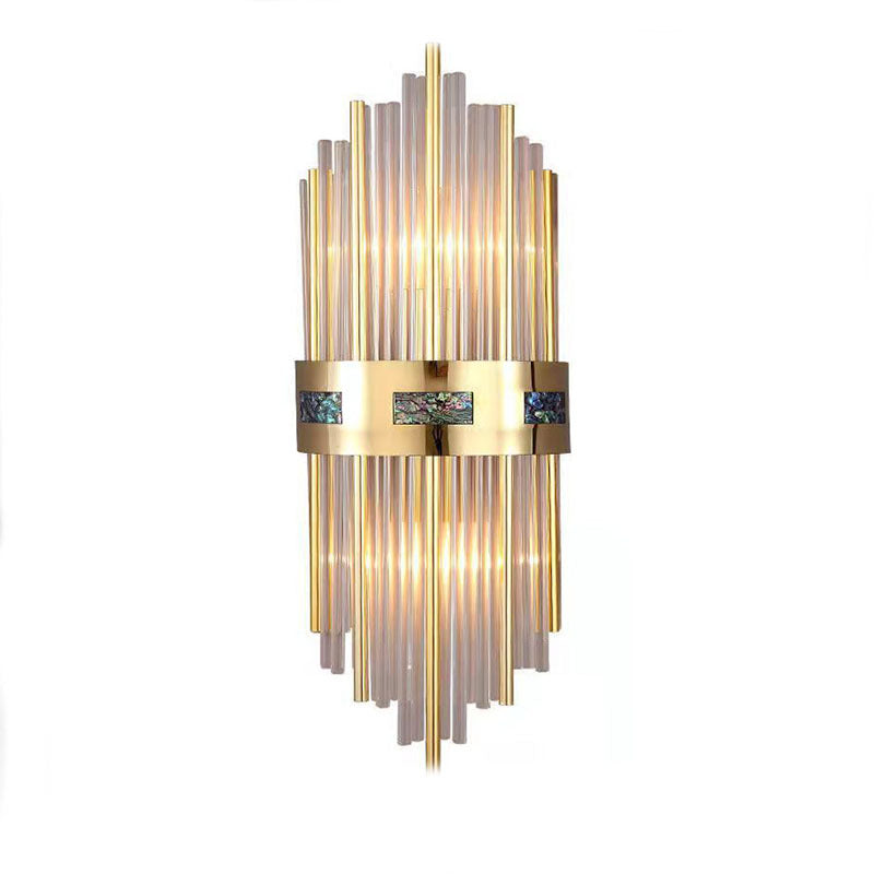 Crystal Crystal Wall Lamp Gold, | Wall Lamp | Led | metal/Acrylic | 110V - 240V | Elegant Wall Illumination