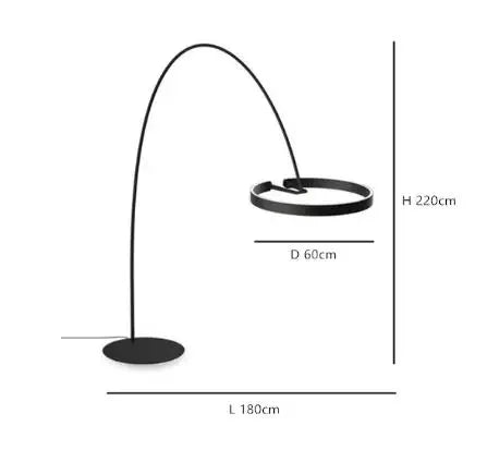 Scandinavian design floor lamp | Floor Lamp | LED | aluminum | 20v/260v | Stylish Floor Lighting