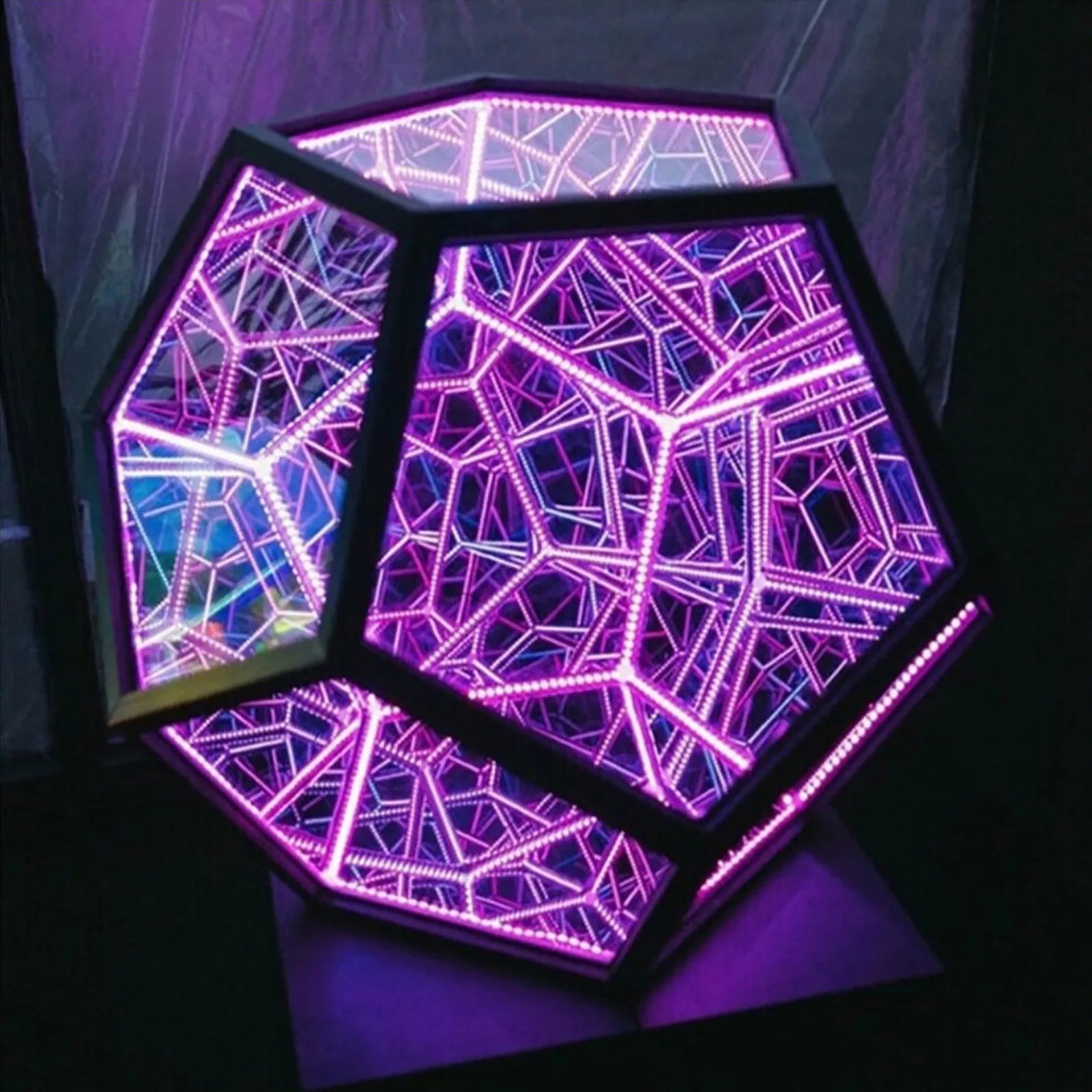 Infiniluxe Dodecahedron Lamp with Remote | Lighting | LED | acrylic | Premium Lighting Solution