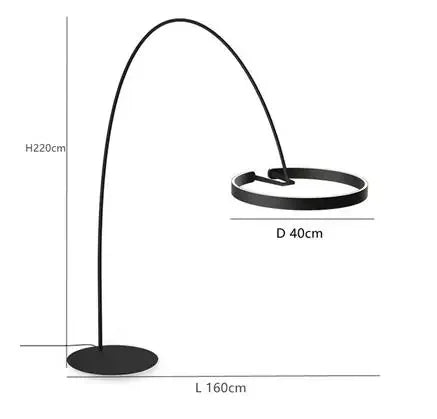 Scandinavian design floor lamp | Floor Lamp | LED | aluminum | 20v/260v | Stylish Floor Lighting