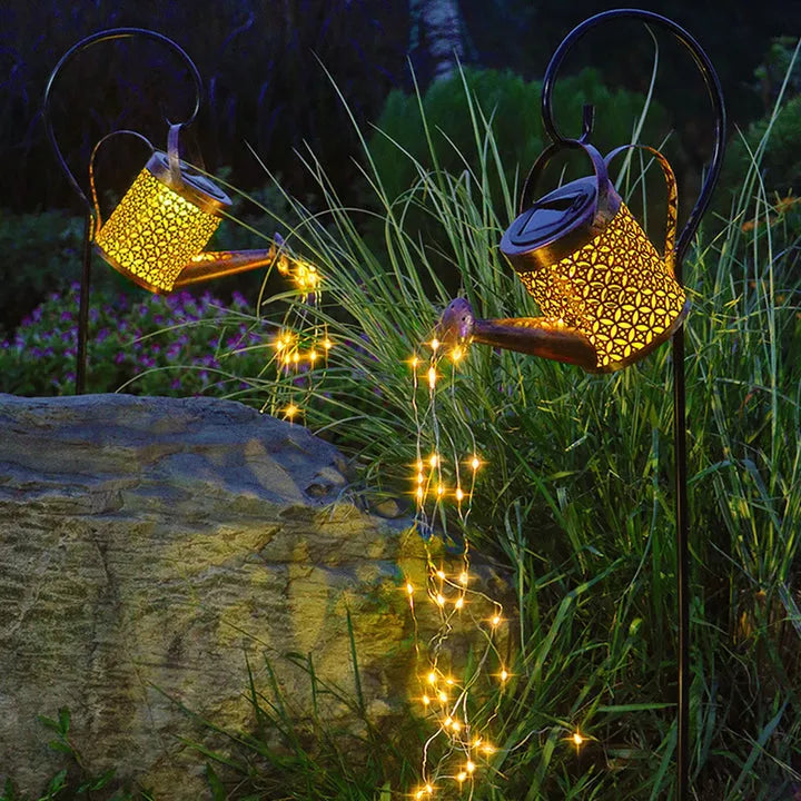 Enchanted Watering Can, Solar Powered | Lighting | LED | warm white | copper/iron/metal | Premium Lighting Solution