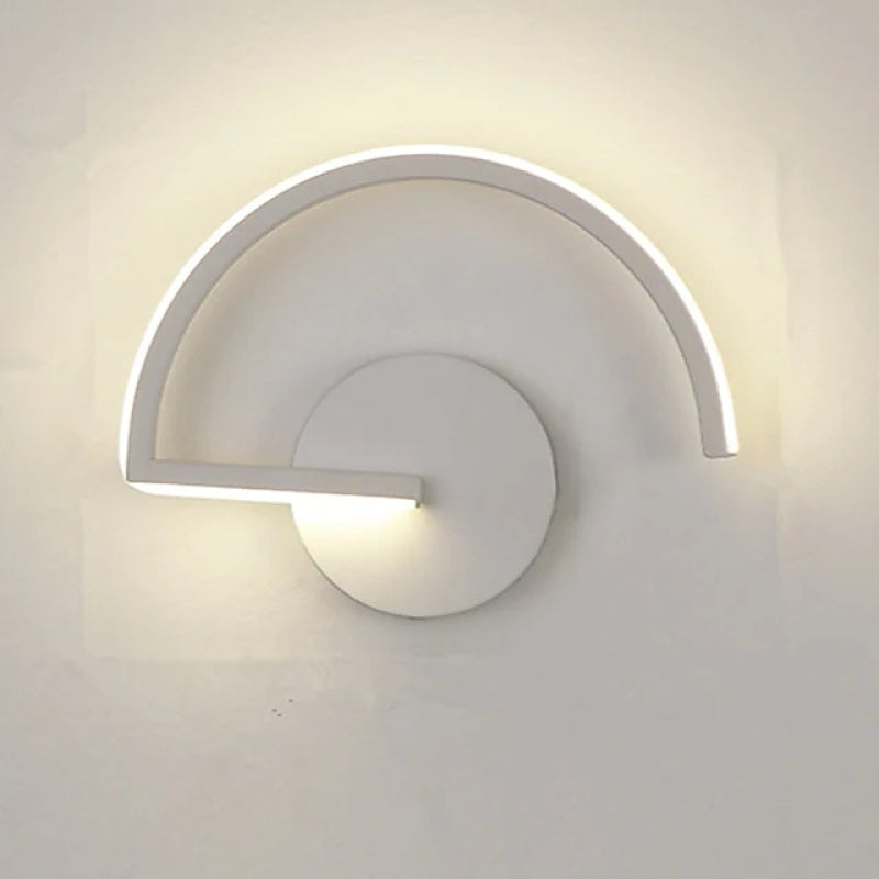 Modern Wall Lamp Black/White Metal | Wall Lamp | Led | metal | 110V - 20V - 240V | Elegant Wall Illumination