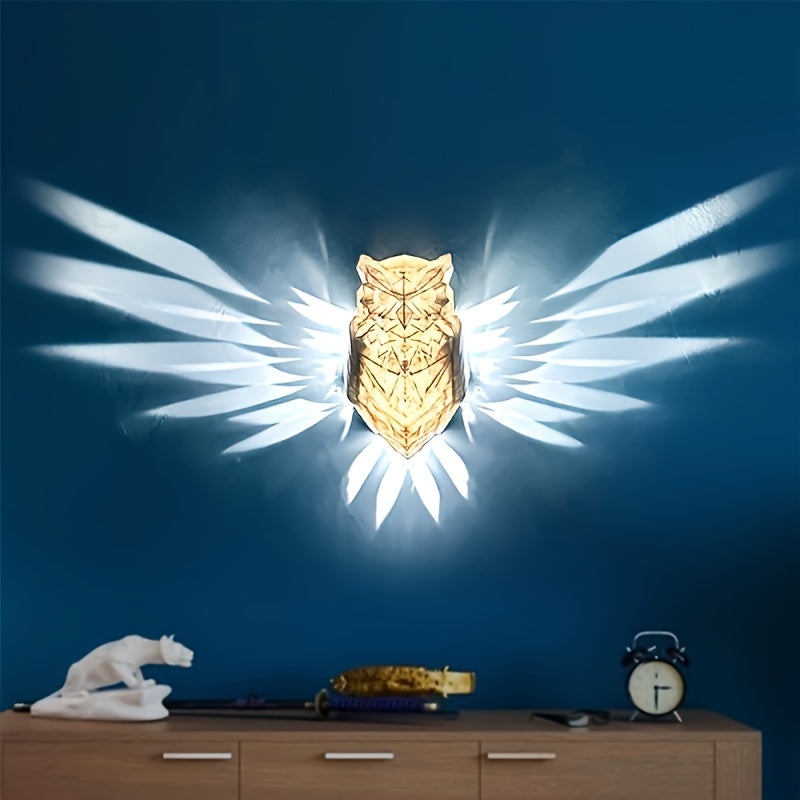 OwlGlow Geometric Wall Decoration Seasonal | Lighting | Led | plastic | Premium Lighting Solution