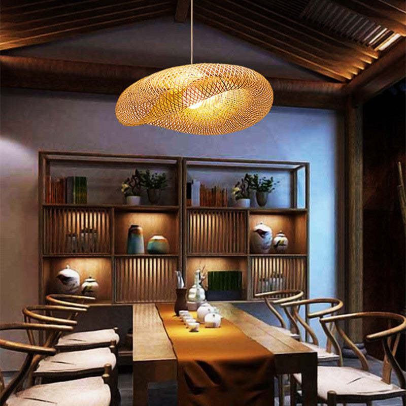 ZenBamboo Hanging Lamp Bulbs made | Lighting | LED | Warm White | 220V | Premium Lighting Solution