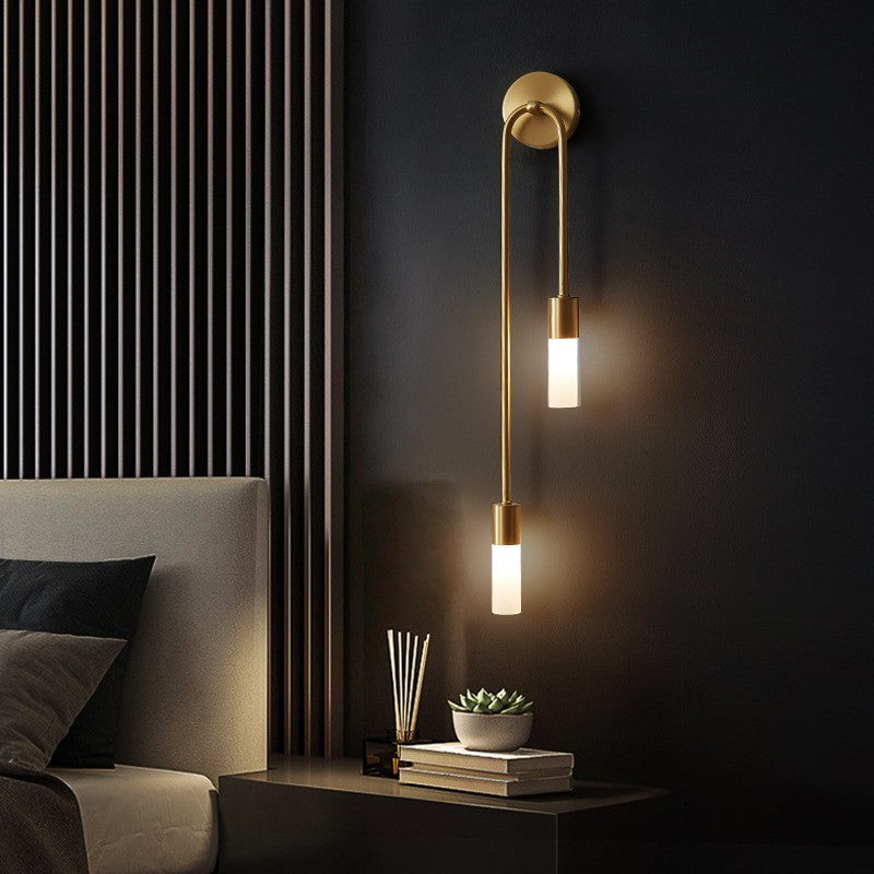 Meza Modern Wall Lamp, 2-Light, | Wall Lamp | Led | metal | 6W | 110V - 240V | Elegant Wall Illumination