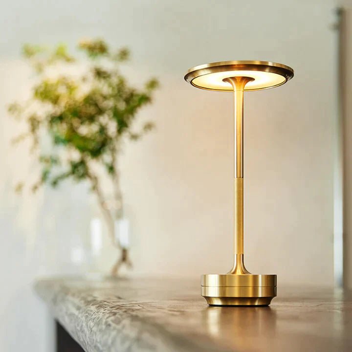 Lumevo™ Luxury Wireless Table Lamp | Table Lamp | LED | steel/aluminum | Sleek Table Accent