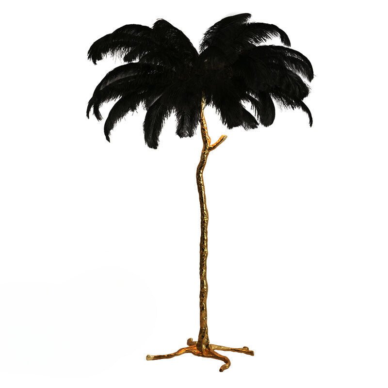 Nordic Ostrich Feather Floor Lamp | Floor Lamp | LED | resin | 260v | Stylish Floor Lighting