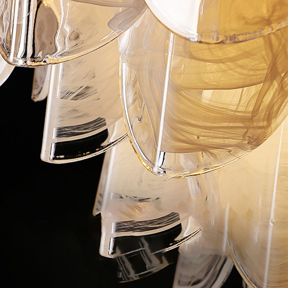 Modern Copper-Colored Hanging Lamp | Lighting | LED | copper/glass/wood | 110V-120V | Premium Lighting Solution