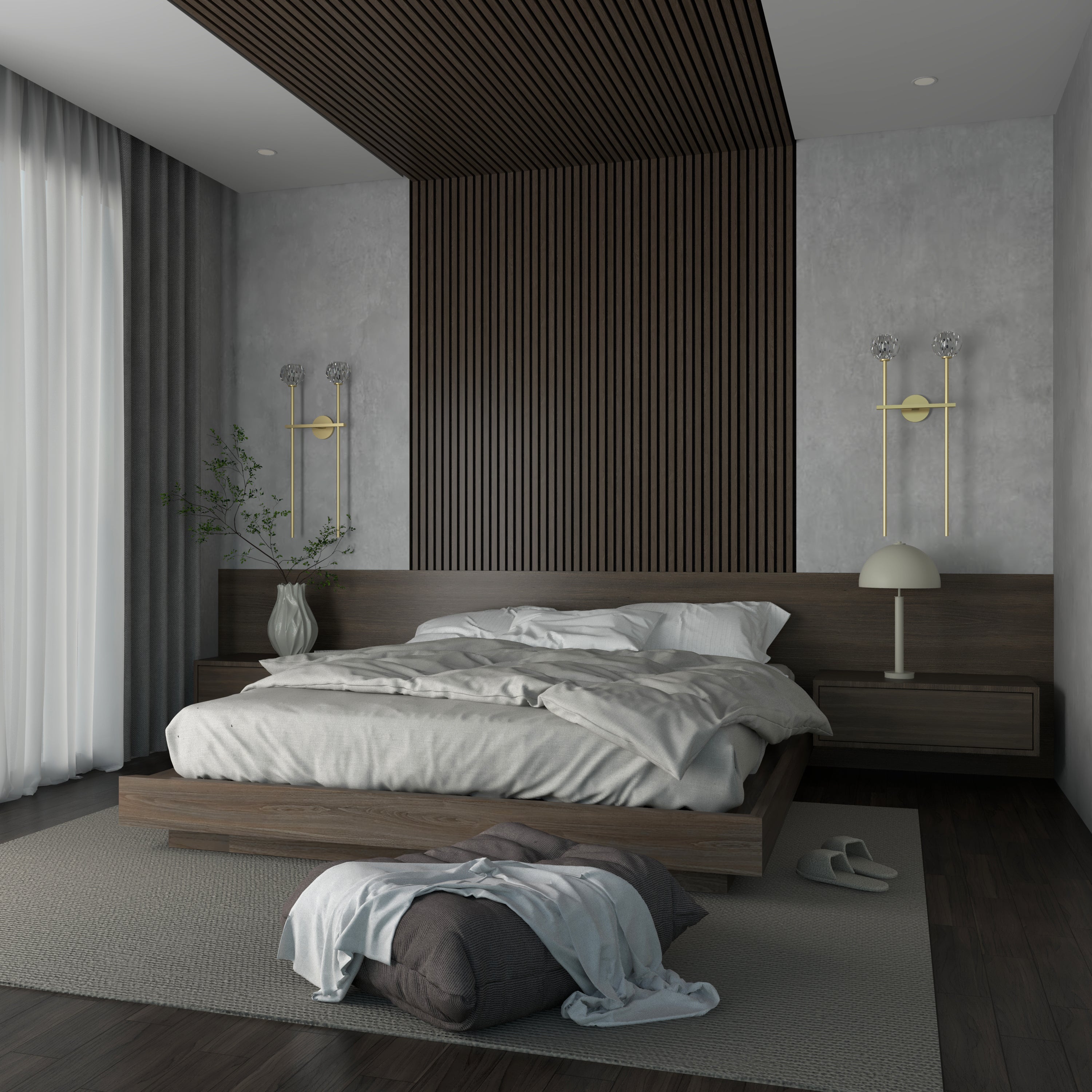 Wall Lamp Minimalist Design | Wall Lamp | iron | 5W | 110V | Elegant Wall Illumination