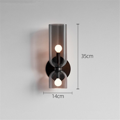 MilanLuxe Modern Wall Lamp | Wall Lamp | glass/metal | 100V - 240V | Elegant Wall Illumination