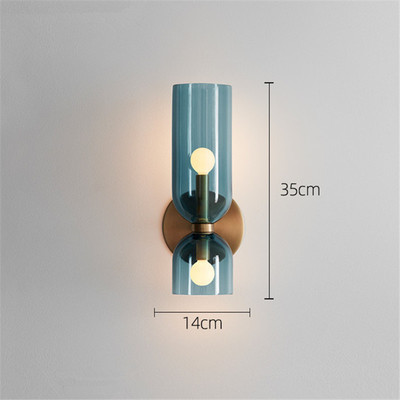 MilanLuxe Modern Wall Lamp | Wall Lamp | glass/metal | 100V - 240V | Elegant Wall Illumination