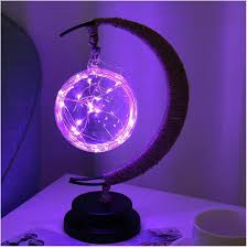 LunaGlow™ Moon Lamp Magical Table | Table Lamp | LED | Glass | Sleek Table Accent