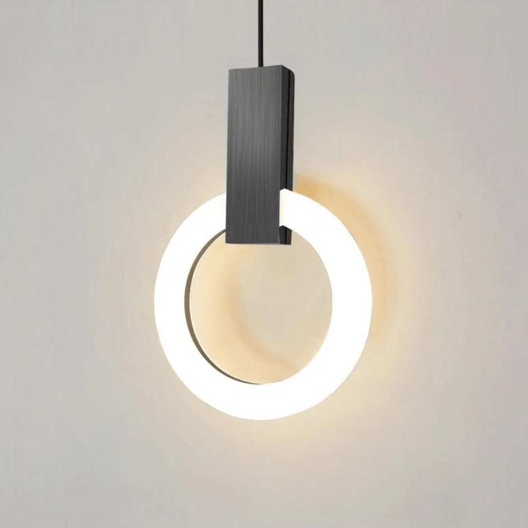 Nordic Wooden Hanging Lamp Circular | Lighting | LED | Warm White | aluminum/wood | 0-60 W | Premium Lighting Solution