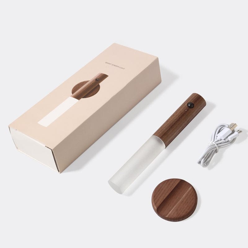 GlowSense Wooden Smart Wall Lamp | Wall Lamp | Led | Warm White | plastic/wood | Elegant Wall Illumination