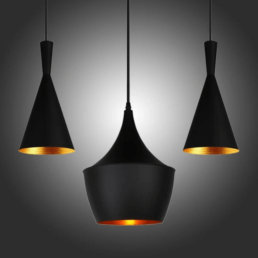 Industrial Hanging Lamp Black | Lighting | LED | glass/metal | 90-260 V | Premium Lighting Solution