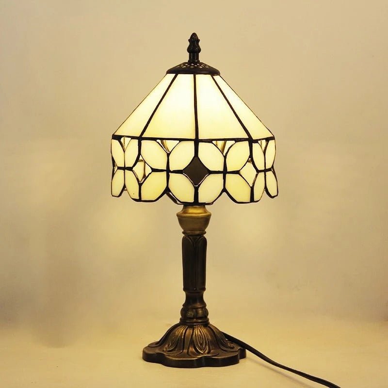 Vintage Table Lamp Baroque Style | Table Lamp | LED | glass/metal | Sleek Table Accent