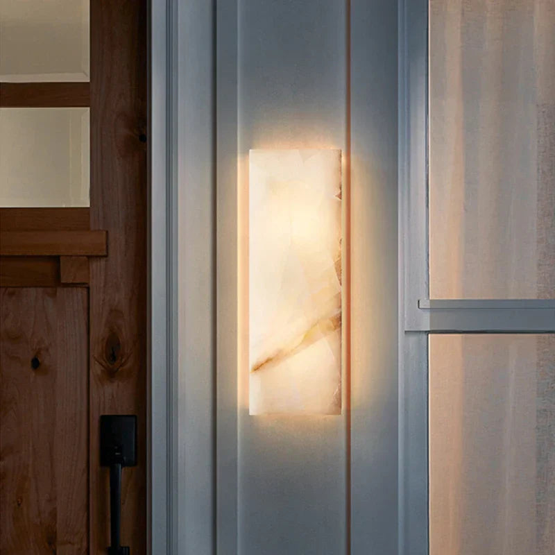 Marble Outdoor Wall Lamp | Wall Lamp | Elegant Wall Illumination