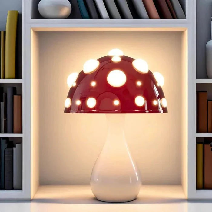 GlowNook™ Mushroom Table Lamp Unique | Table Lamp | LED | plastic/metal | Sleek Table Accent
