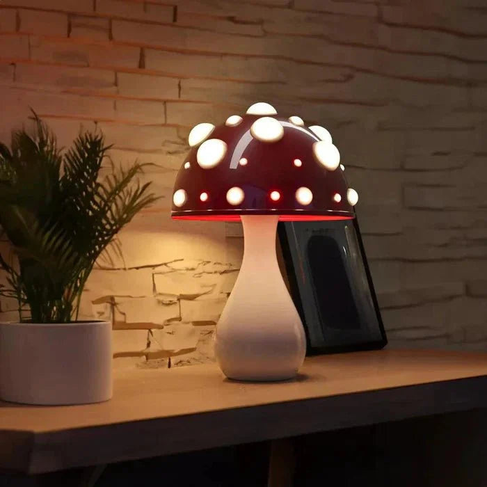 GlowNook™ Mushroom Table Lamp Unique | Table Lamp | LED | plastic/metal | Sleek Table Accent