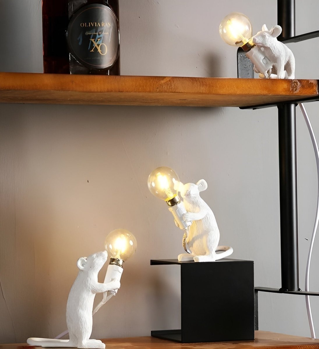 Mouse Table Lamp Unique | Table Lamp | LED | resin | 90V-260V | Sleek Table Accent