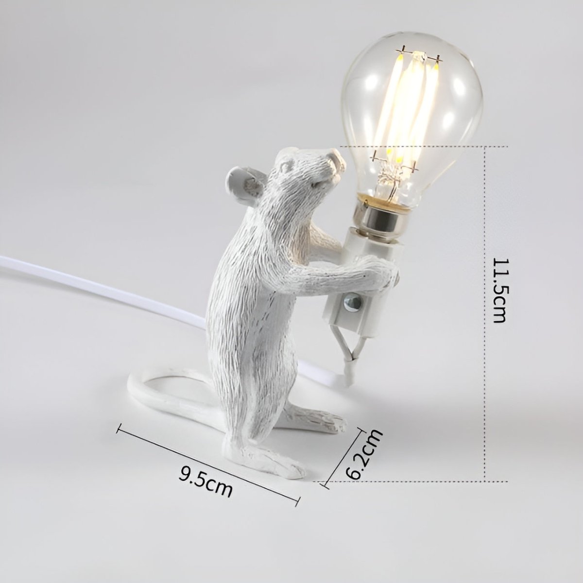 Mouse Table Lamp Unique | Table Lamp | LED | resin | 90V-260V | Sleek Table Accent