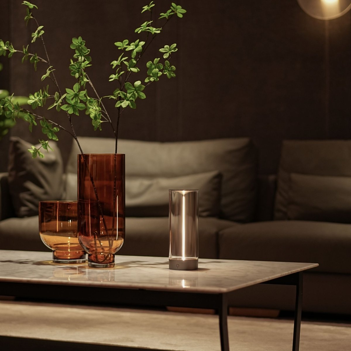 NordicGlow™ Table Lamp Minimalist Table | Table Lamp | LED | Warm White | glass/metal | 5W | Sleek Table Accent