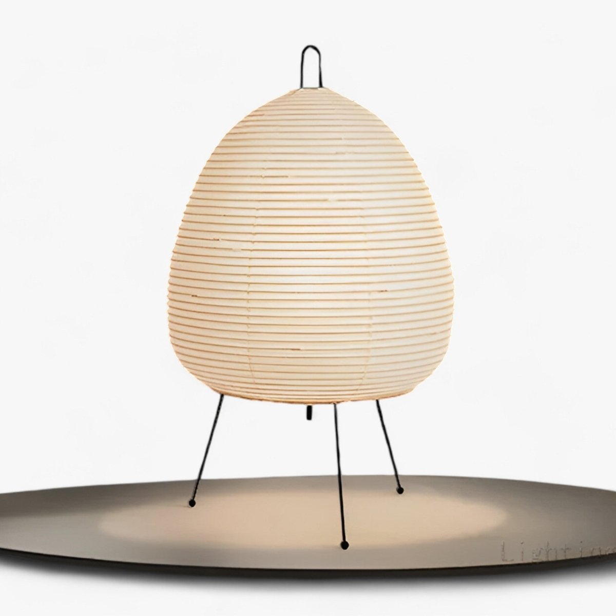 Rice paper Wabi-sabi Yong Table Lamp | Table Lamp | LED | plastic | Sleek Table Accent