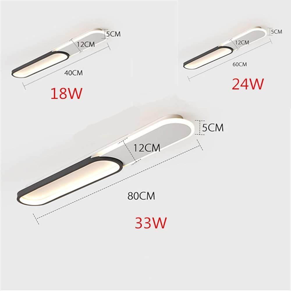 Rectangle Flush Mount Ceiling Light | Ceiling Light | LED | metal | Modern Ceiling Lighting