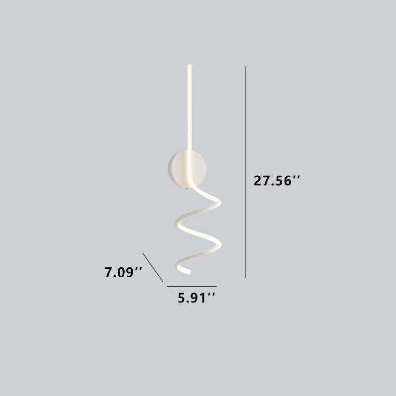LumiArc Minimalist creative Arcs Lines | Wall Lamp | Led | aluminum | Elegant Wall Illumination