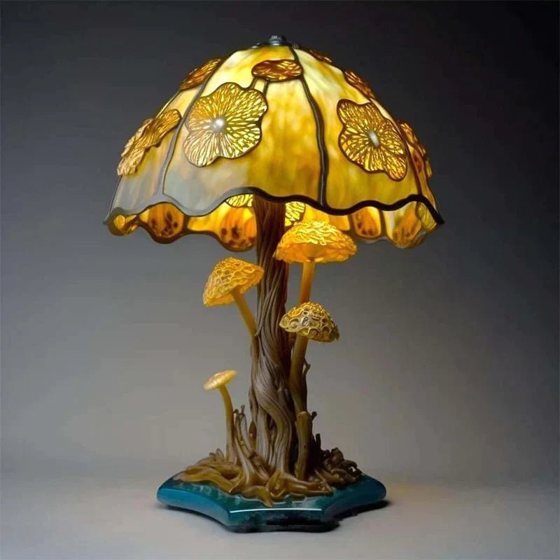 GlowMuse Lamp Magic Mosaic Table | Table Lamp | LED | resin/glass | Sleek Table Accent