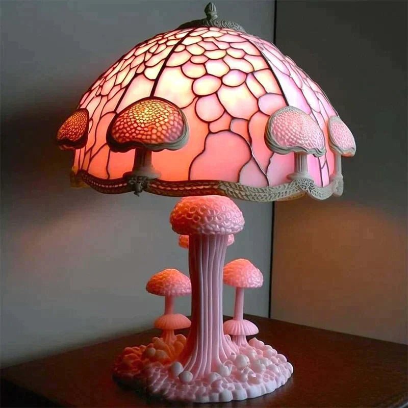 GlowMuse Lamp Magic Mosaic Table | Table Lamp | LED | resin/glass | Sleek Table Accent
