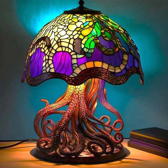 GlowMuse Lamp Magic Mosaic Table | Table Lamp | LED | resin/glass | Sleek Table Accent