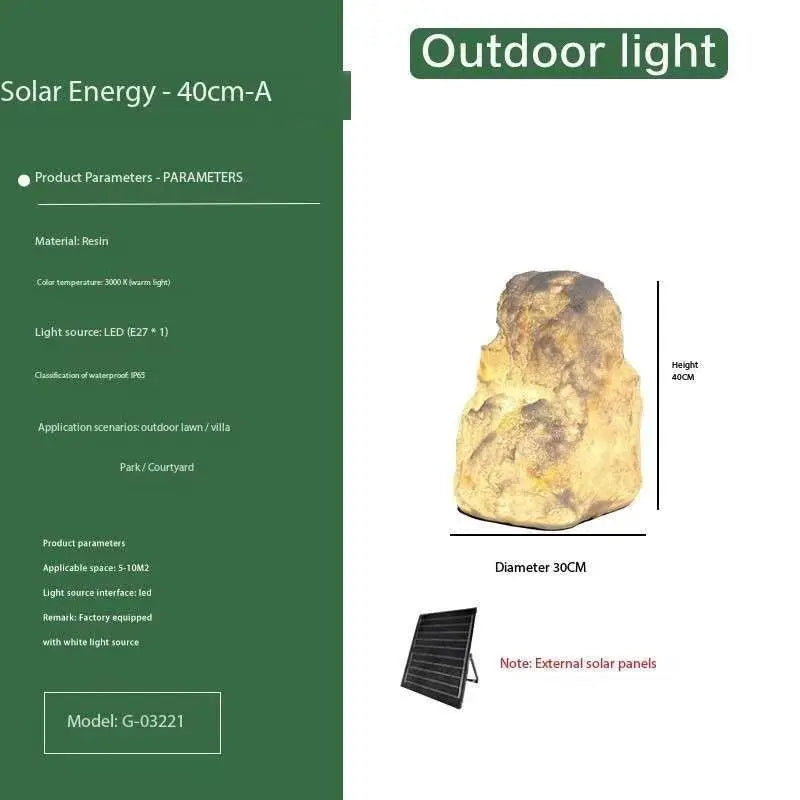 Garden Stone Outdoor Lamp | Lighting | stone | Premium Lighting Solution